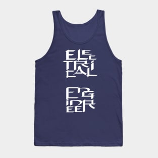 Electrical Engineer Character White Text Tank Top